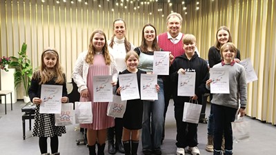 Výsledky okresního kola soutěže žáků ZUŠ v sólovém a komorním zpěvu.