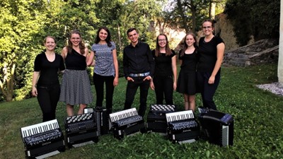Vystoupení komorně obsazeného souboru Pohoda v Rakousku