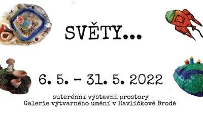 Výstava prací žáků výtvarného oboru v Galerii výtvarného umění v Havlíčkově Brodě.