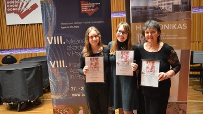 Úspěchy žáků na mezinárodní soutěži v Praze